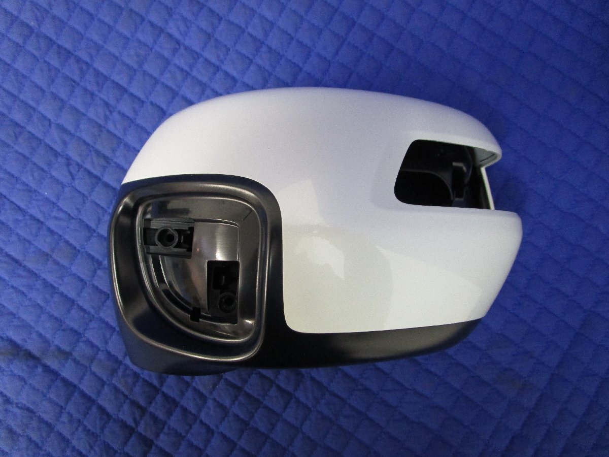  used beautiful goods Honda original N-BOX JF1 JF2 mirror cover left side pearl white product number :G026L