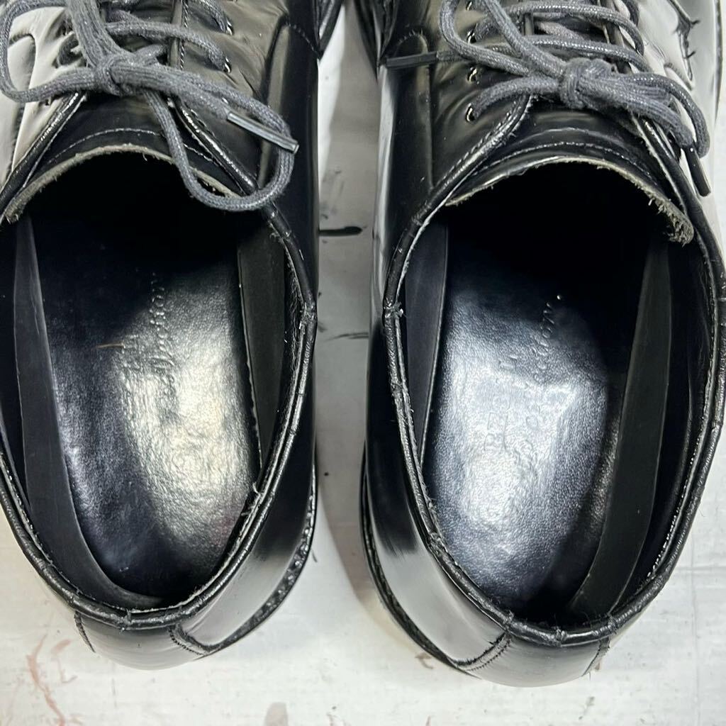 リーガル 靴 REGAL ユーチップ 26EEE革靴 メンズ ブラック ラバーソール ビジネス ドレスシューズ 黒 革靴 Uチップ_画像7