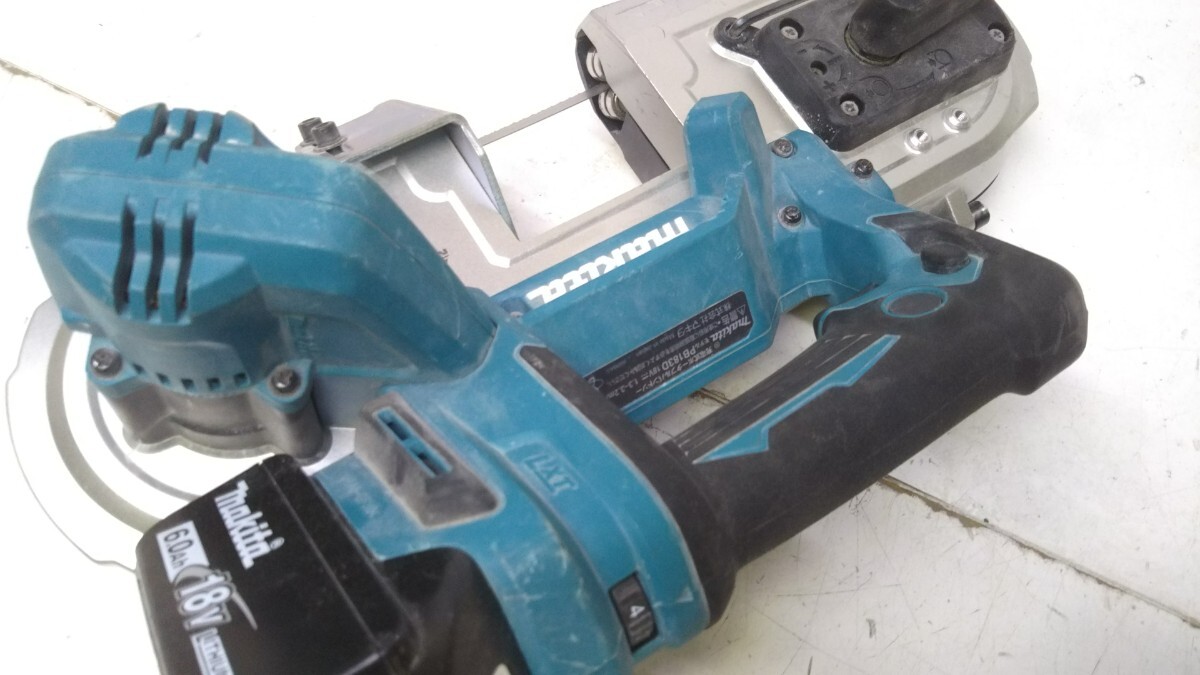 ※ makita マキタ 充電式ポータブルバンドソー PB183D /バッテリー18v BL1860B_画像5