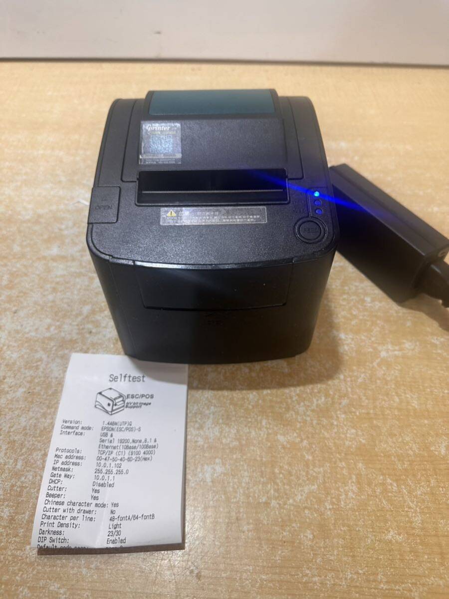 R # GPRINTER Thermal Receipt Printer (GP-U80300II) レシートプリンター 動作確認済み ③_画像1