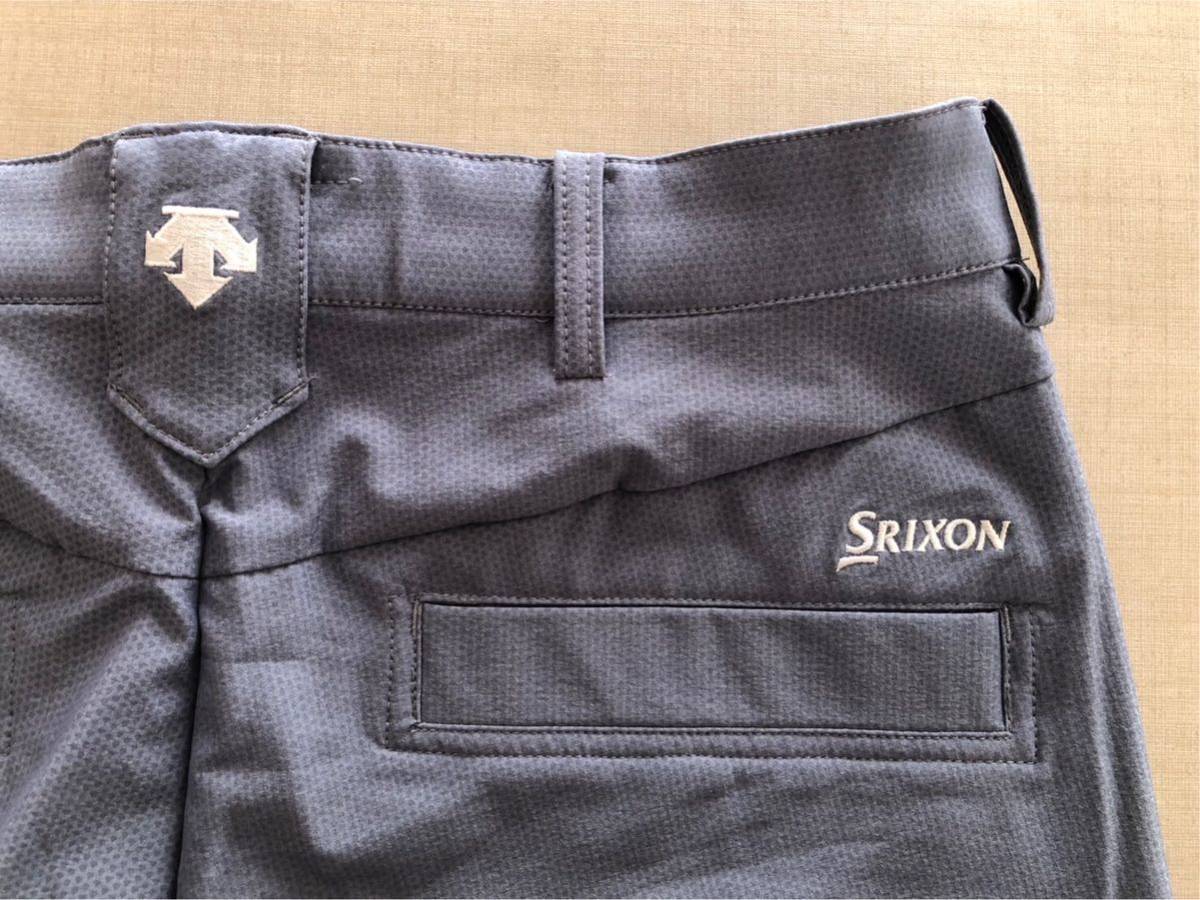 送料無料◆新品◆スリクソン SRIXON メランジドットドビー ロングパンツ◆(82)◆RGMUJD02-GY00◆デサント正規品