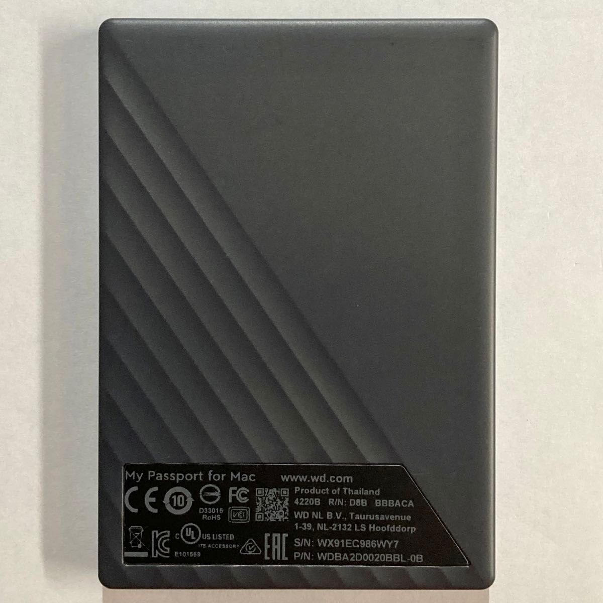 2TB WD My Passport for Mac ポータブルHDD USB3 0 中古 Western 2TB WD My Passport for Mac ポータブルHDD USB3 0 中古 Western