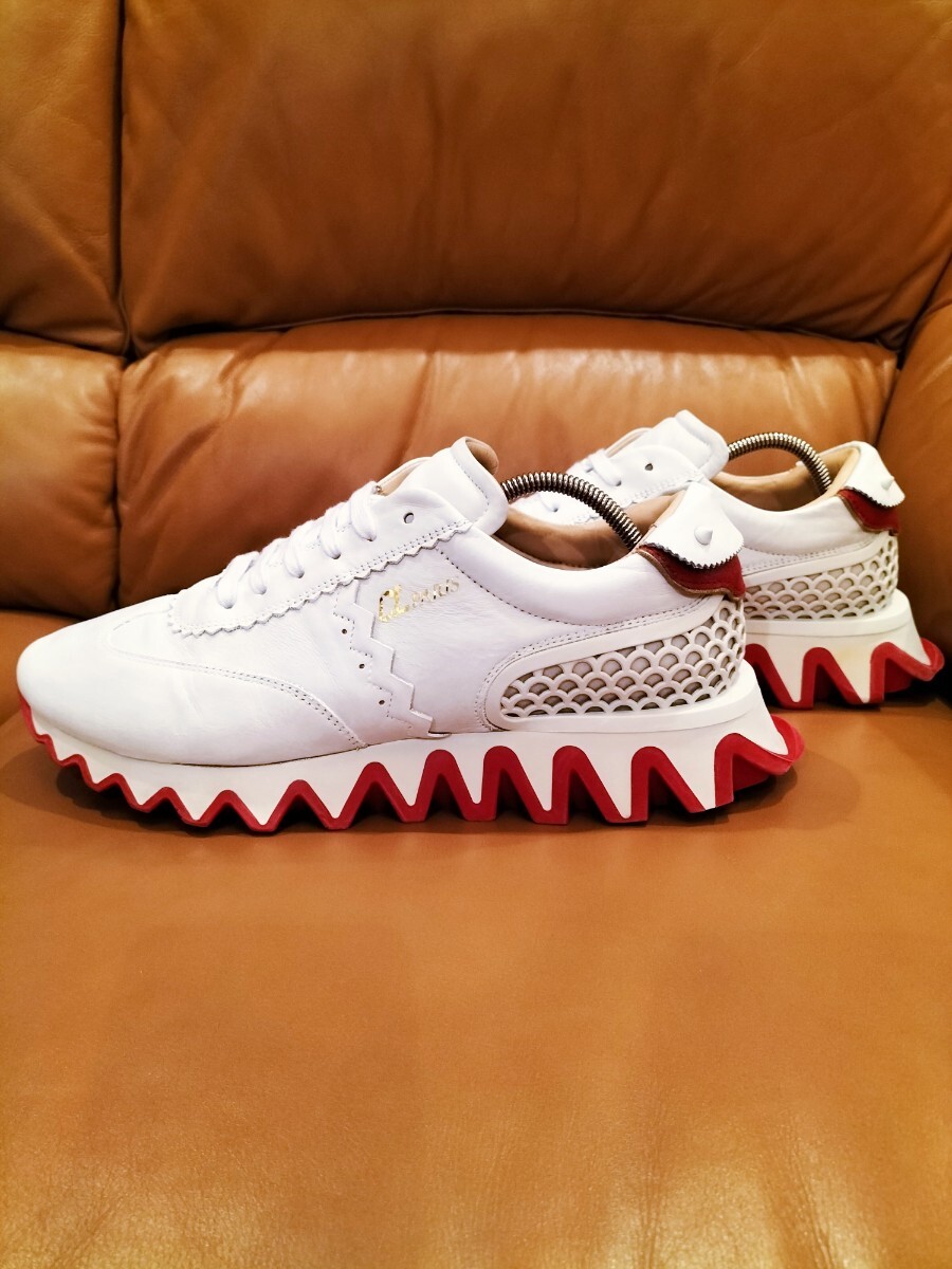  Christian Louboutin sneakers men's size 42 great popularity ruby Shark cleaning bacteria elimination moisturizer finish settled regular goods 1 jpy start 