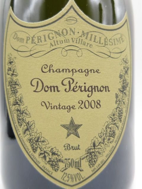 未開栓 洋酒 ドン・ペリニヨン ヴィンテージ 2004-2009 Dom Perignon Vintage 750ml 12.5% 4本セット 送料無料の画像4