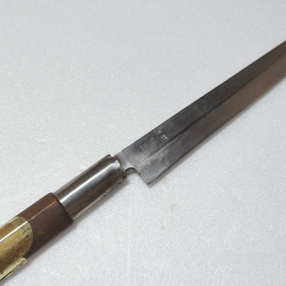 蛸引包丁 刃渡24cm 龍王 在銘 刺身包丁 片刃 和包丁 鋼 ハガネ 蛸引包丁 刃渡24cm 龍王 在銘 刺身包丁 片刃 和包丁 鋼 ハガネ