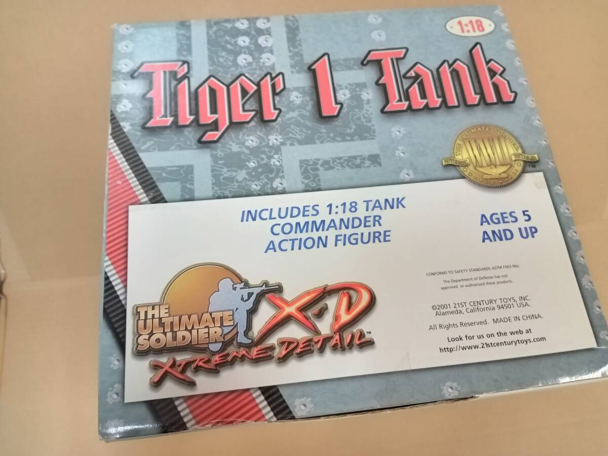 1:18 Germany army Tiger I type tank THE ULTIMATE SOLDIER X*D Tiger 1 Tank 1/18