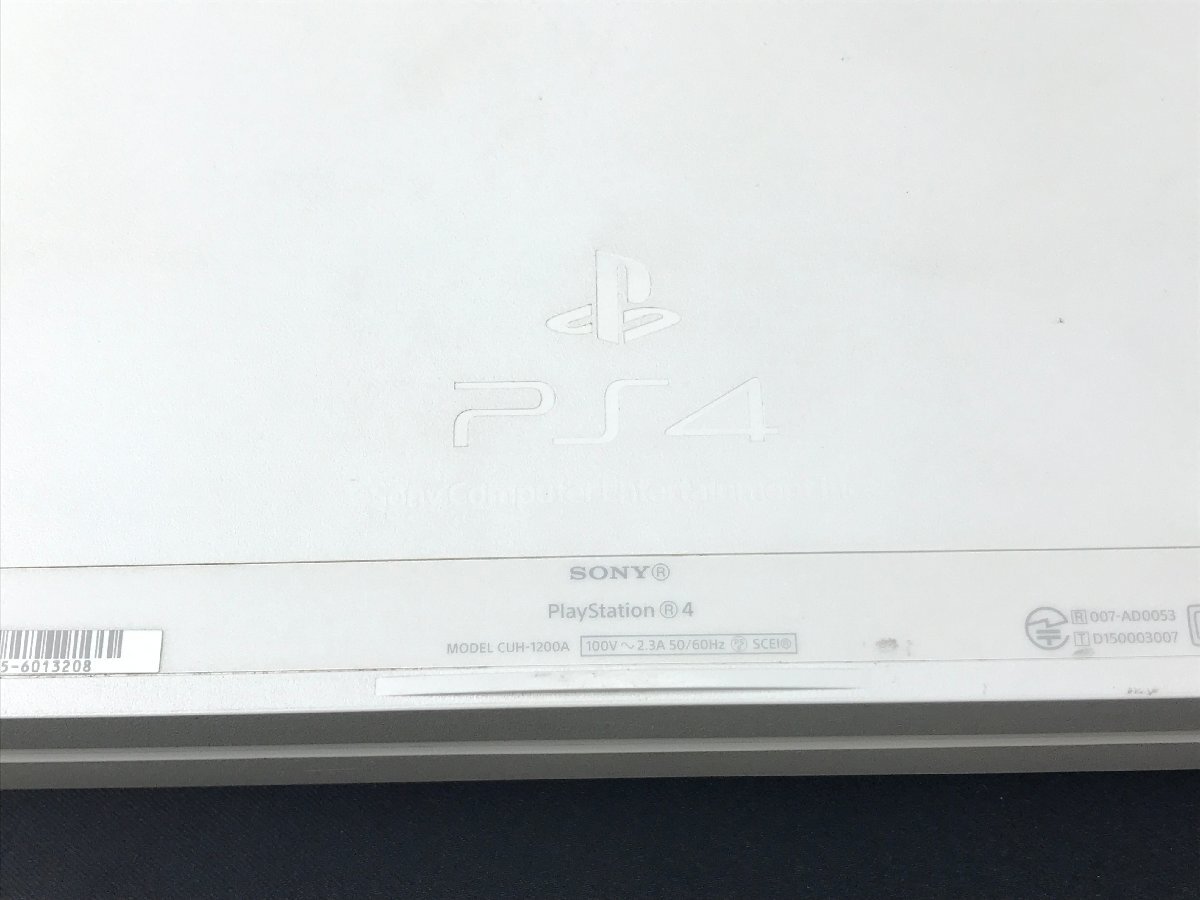 1円～ SONY ソニー Playstaion4 PS4 本体 CUH-1200A グレイシャーホワイト F05-08_画像7