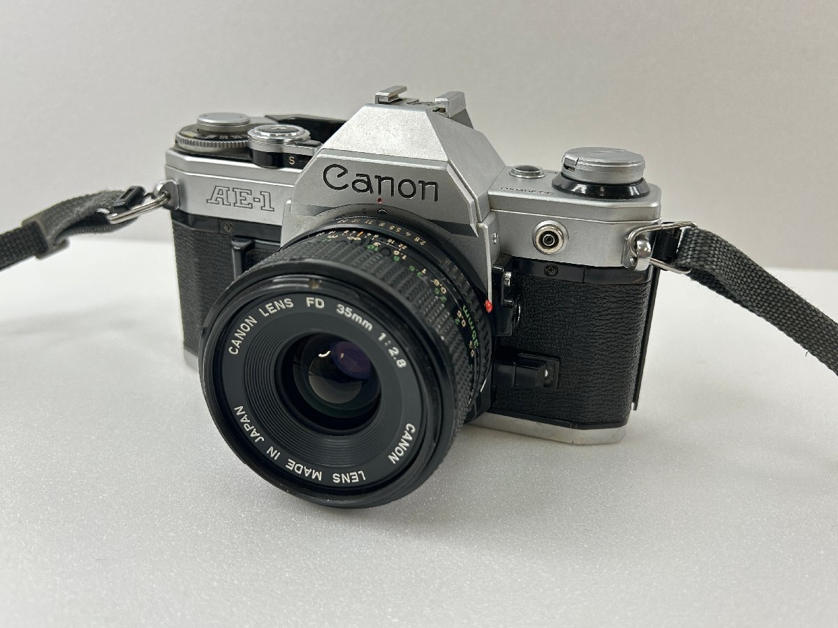 1円～ Canon キャノン AE-1 CANON LENS FD 35mm 1:2.8 一眼レフ フィルムカメラ ジャンク Y05-16-A★_画像1