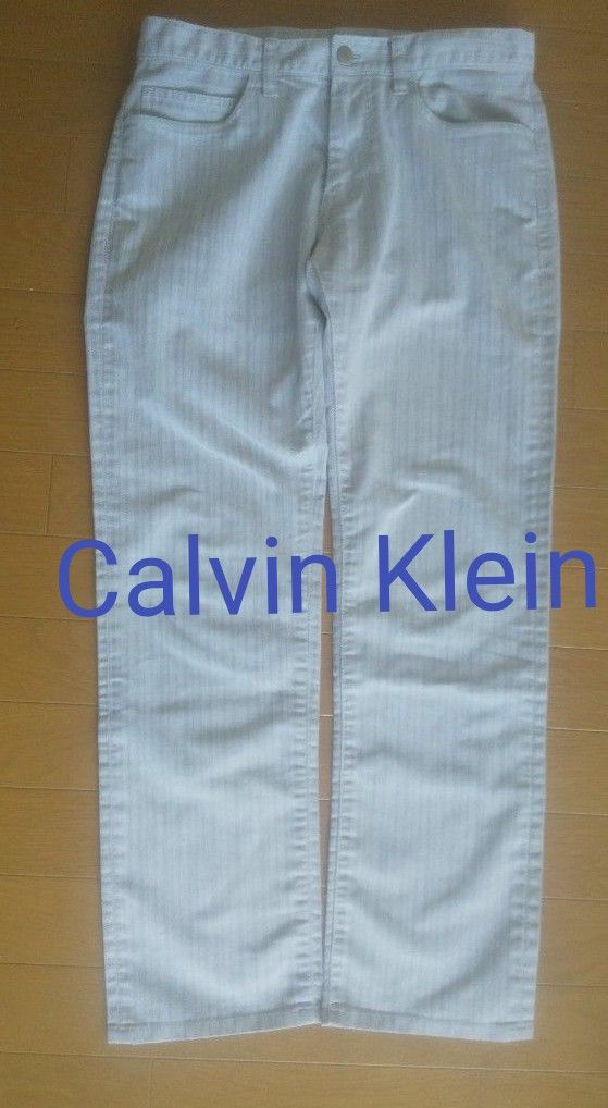 【夏用　美品】Calvin Klein Jeans カルバンクラインジーンズデニムパンツCK