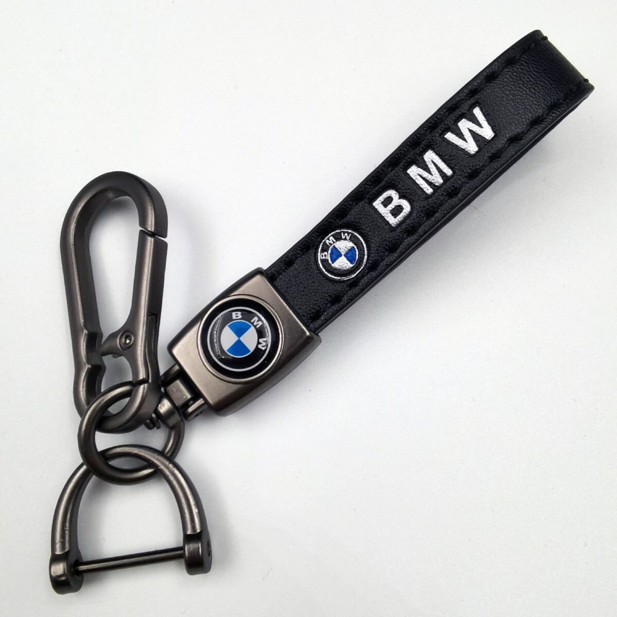 BMW キーホルダー 高級牛革製 キーリング アクセサリー_画像1