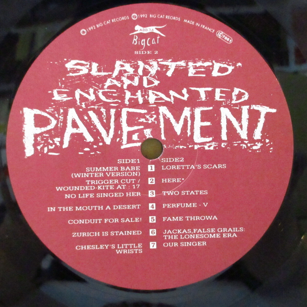 PAVEMENT(ペイヴメント)-Slanted And Enchanted (UK オリジナル LP+インサート)ペイ_画像3