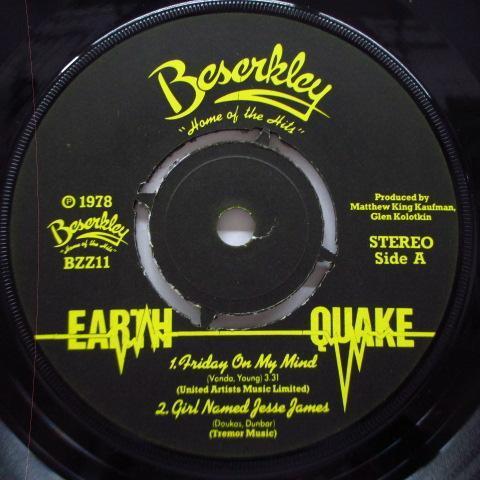 EARTH QUAKE (アース・クエイク) -Chartbusters (UK オリジナル 7+PS)_画像3