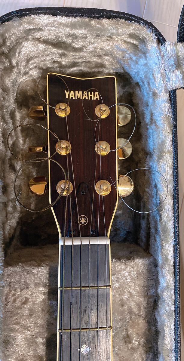 YAMAHA ヤマハ アコースティックギターL-8 ハードケース 秋のギター教室付き楽器 ハードケース付 アコギ 弦楽器 Morris モーリス 現状渡し_画像9