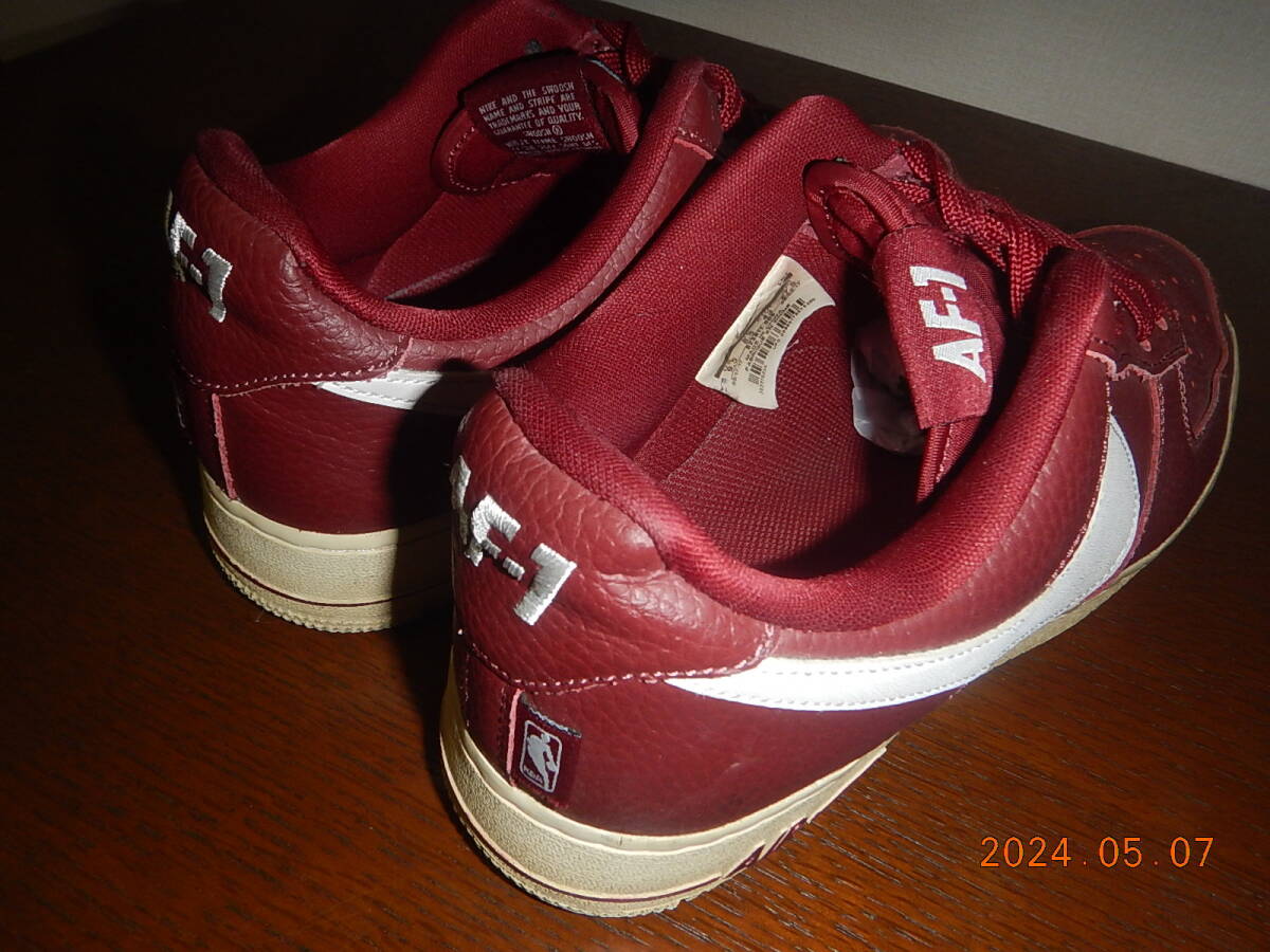 USED美品★NIKEAIR FORCE 1 '07 LV8 "NBA TEAM RED" 823511-605 （チームレッド/ホワイト）★SIZE＝27.5ｃｍ_画像8