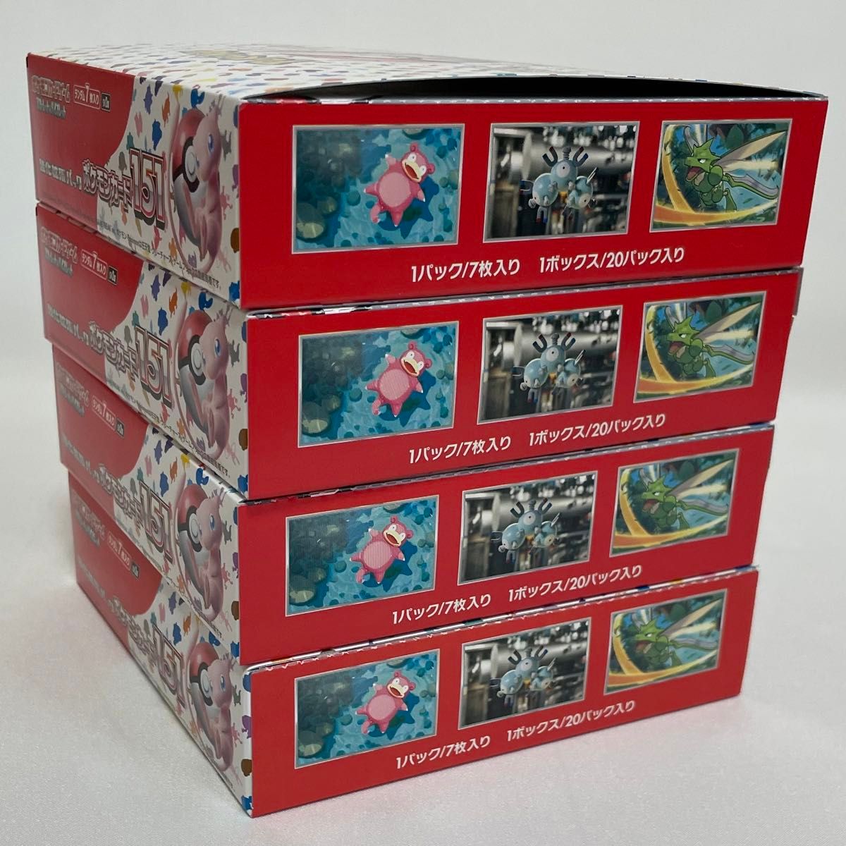 4BOX ポケモンカードゲーム『151』シュリンクなし 拡張パック 箱 ペリペリ未開封