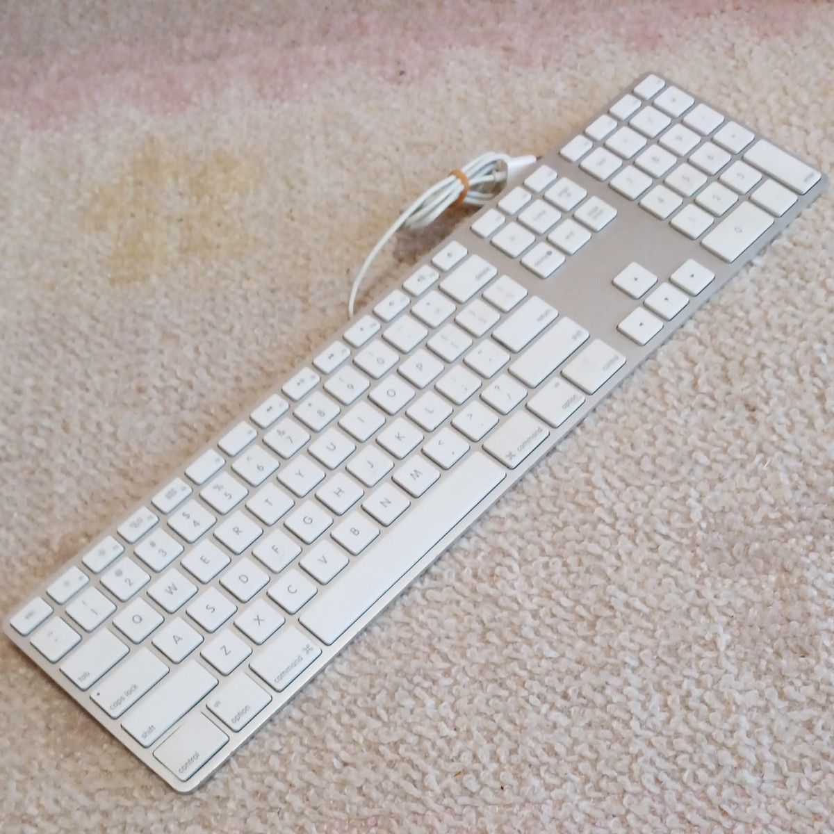 Apple　USB Keyboard  A1243 US配列  テンキー付