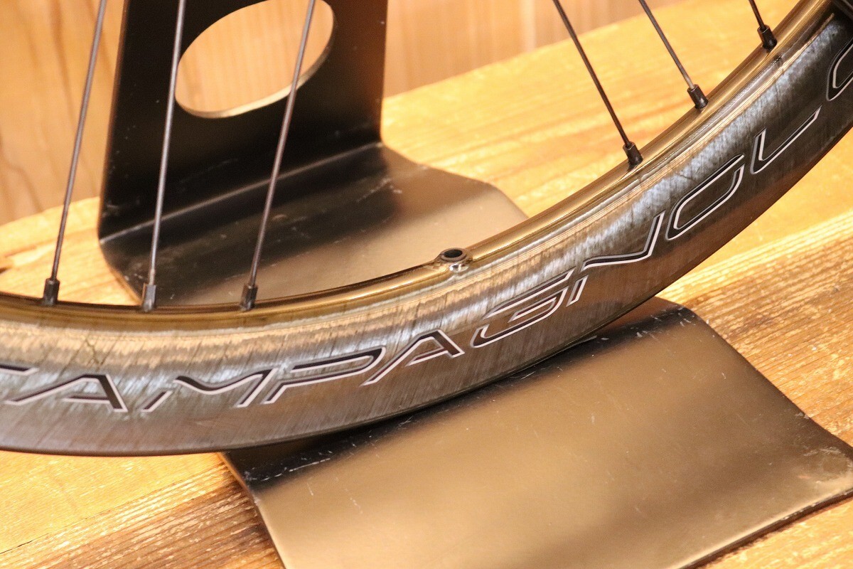 カンパニョーロ CAMPAGNOLO ボーラ BORA WTO 45 DB カーボン チューブレス ホイールセット シマノ 11S/12S 【芦屋店】_画像5