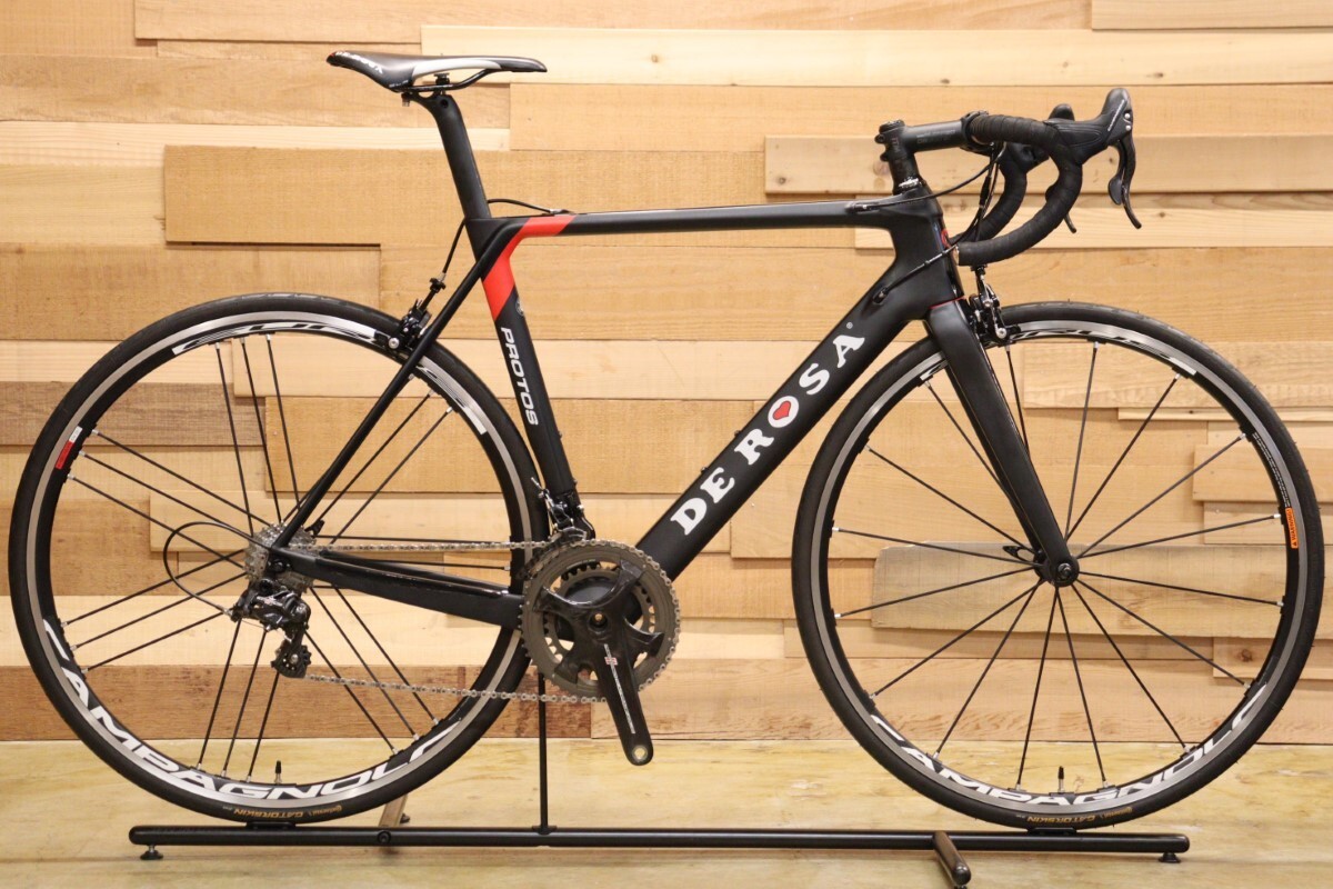 デローザ DE ROSA プロトス PROTOS 2017モデル 53サイズ カンパ レコード 11S カーボン ロードバイク EURUS 【立川店】_画像1