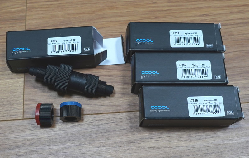 Alphacool HF quick release quick release DIY водяное охлаждение фитинг & камера комплект ID:8mm OD:11mm