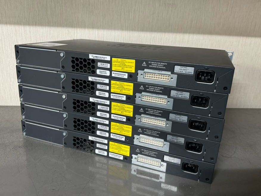 CISCO WS-C2960X-24TS-L V03★Catalyst 2960-X シリーズ★ スイッチングハブ 24ポート★5台セット 複数ありの画像2