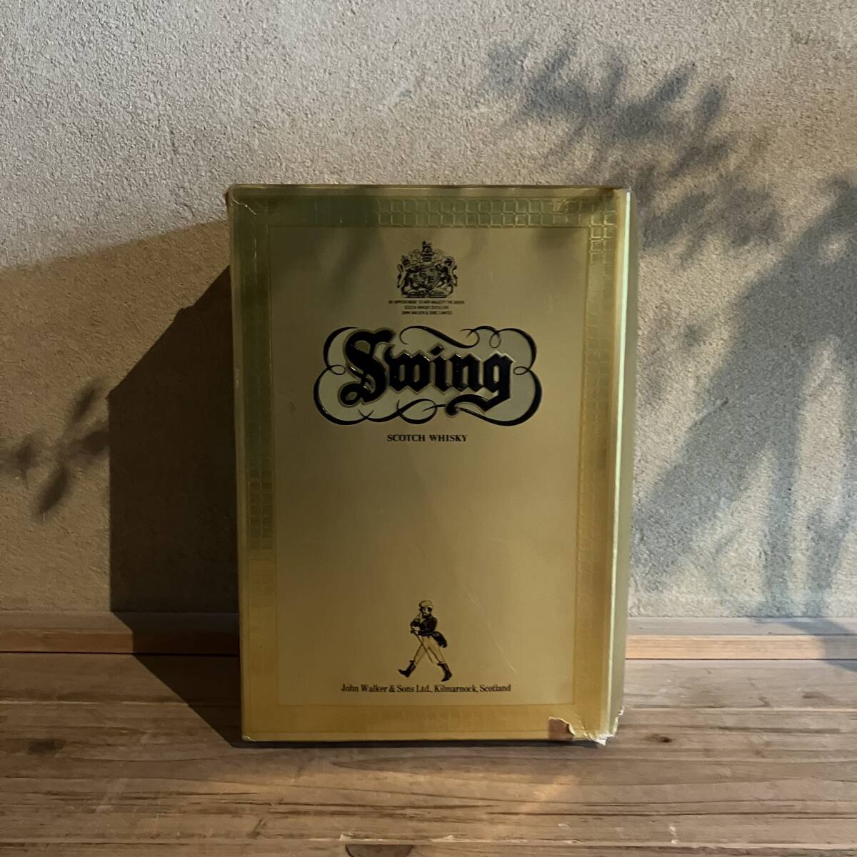 JOHNNIE WALKER SWING ジョニーウォーカースウィング 箱付き スクリューキャップ 70−80年代 ウイスキー 24.5.1の画像8
