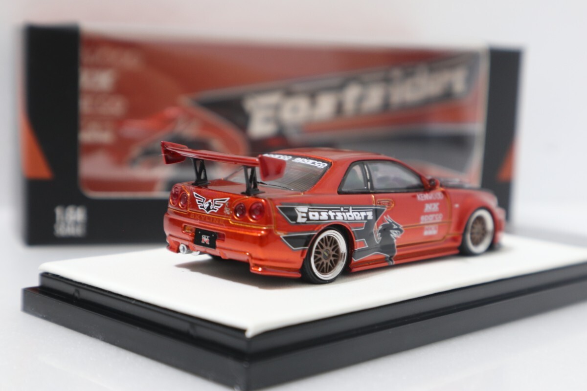 TM 1/64 日産 スカイライン GT-R R34 NFS TIME MICRO Need For Speed タイムマイクロ ボンネット開閉_画像2