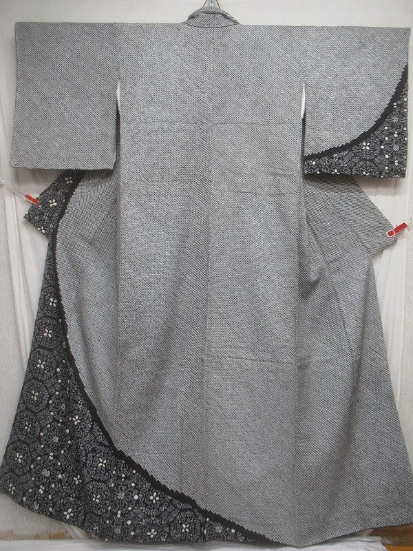M3801 натуральный шелк общий диафрагмирования выходной костюм . кимоно длина 163cm-.66cm