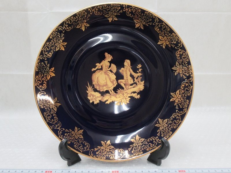 P2685 リモージュ Limoges キャッスル プレート 額皿 飾皿の画像1