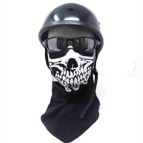 HEAVY ストレッチコットンフェイスマスク　スカル　COTTON FACE MASK　SKULL_画像3