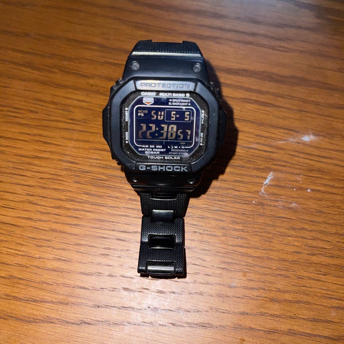 中古 CASIO カシオ G-SHOCK GW-M5600BC ソーラー 腕時計 電波ソーラー Gショック ジーショック タフソーラー TOUGH SOLAR 現状品 稼働品の画像1