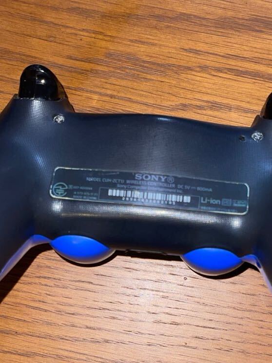  работоспособность не проверялась PS4 беспроводной контроллер текущее состояние товар DUALSHOCK4 голубой SONY PlayStation4 черный CUH-ZCT2J midnight blue black 