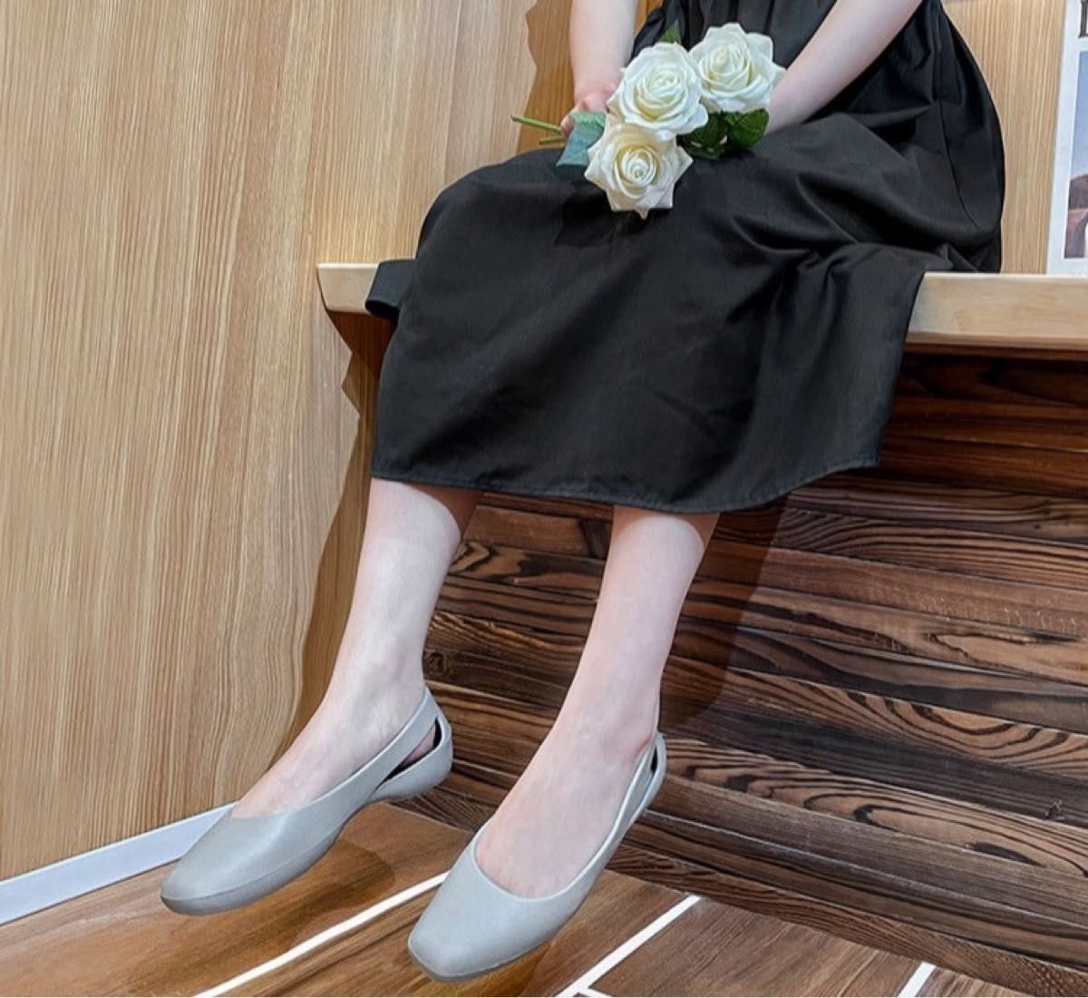 パンプス  クロックス　靴　シューズ 靴 レディース 韓国 ソフトソール EVA 軽量