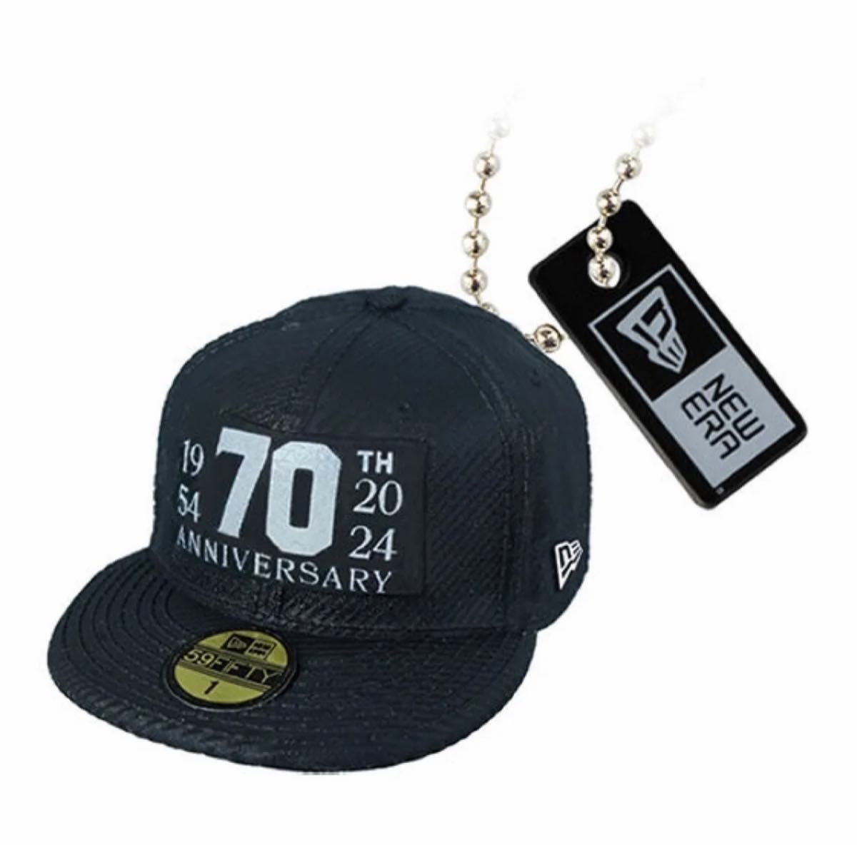 NEW ERA ミニチュアスイングコレクション 59FIFTY 70th Anniversary Logo ニューエラ　ガチャ