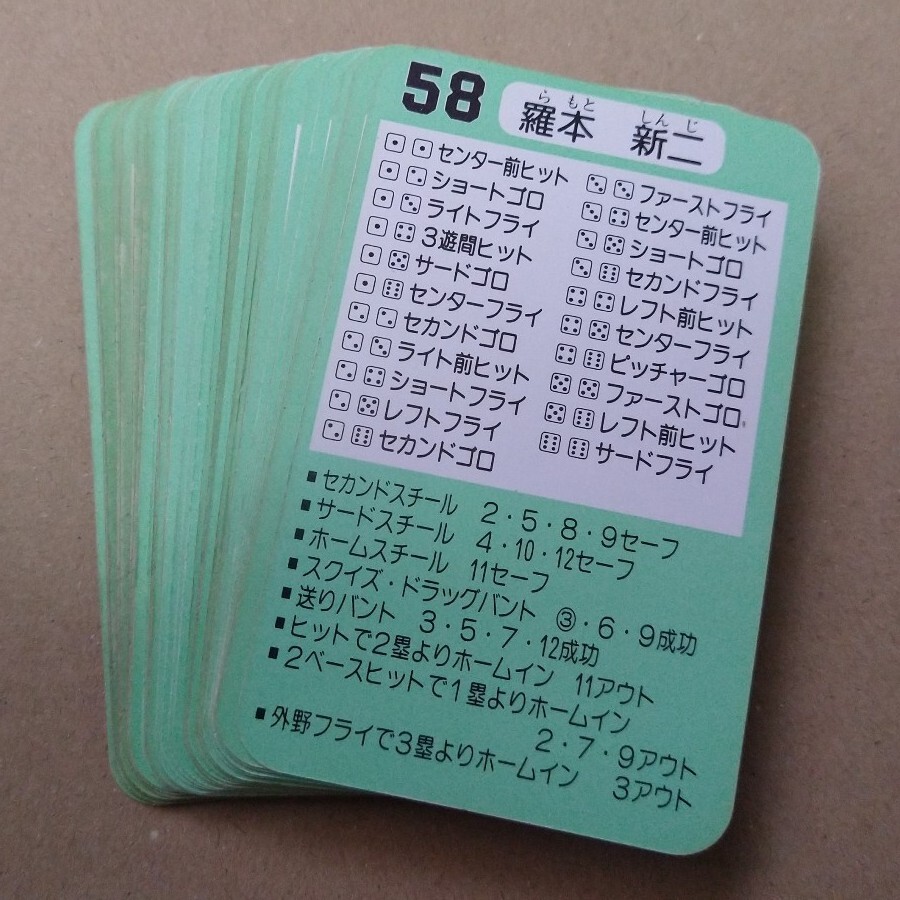 タカラ プロ野球カードゲーム 59年度版 ヤクルトスワローズの画像3