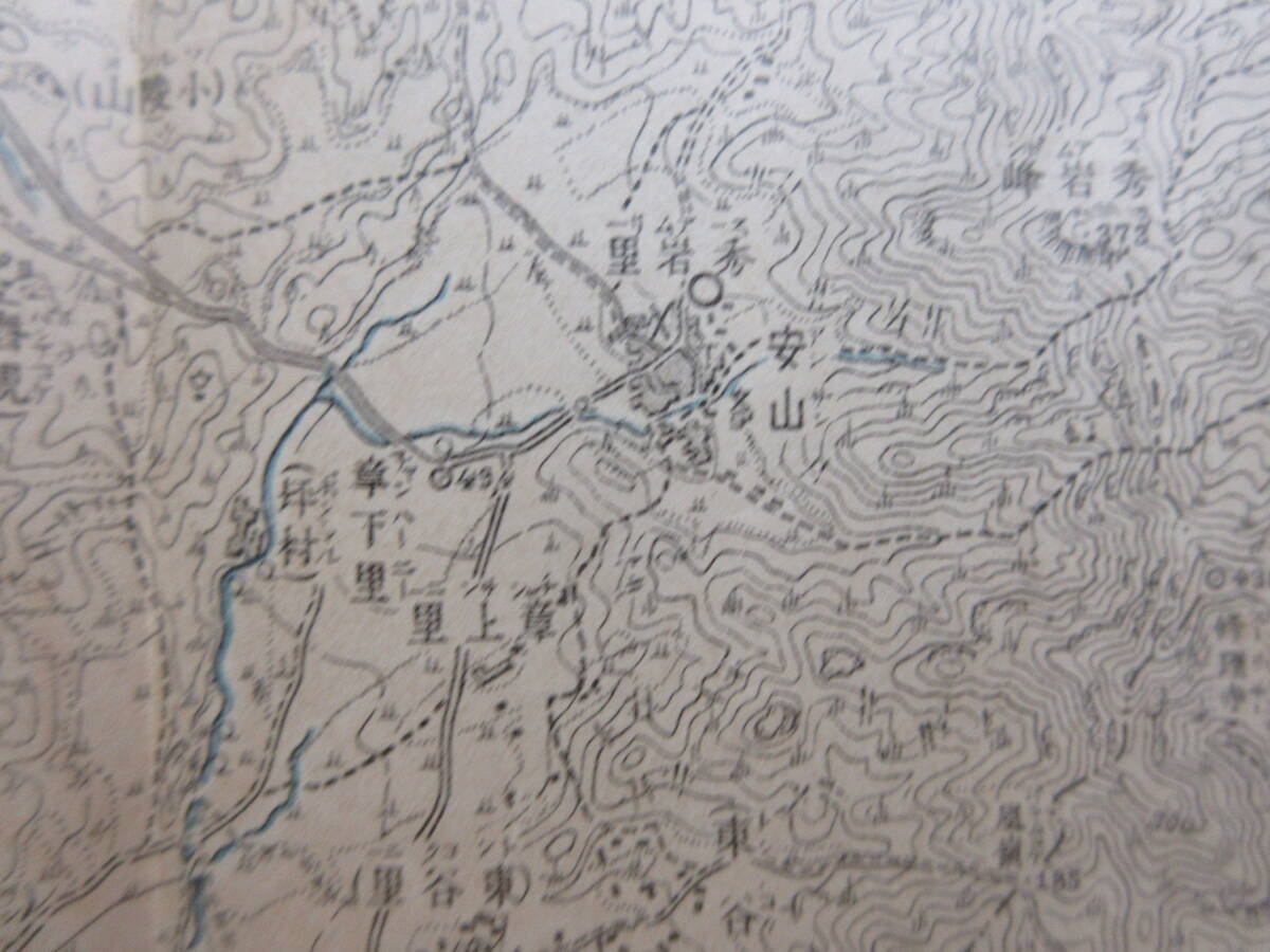 16) war front morning . old map [ army . castle 1/50,000 topographic map morning . total . prefecture land ground measurement part Taisho 8 year approximately 58×46cm]