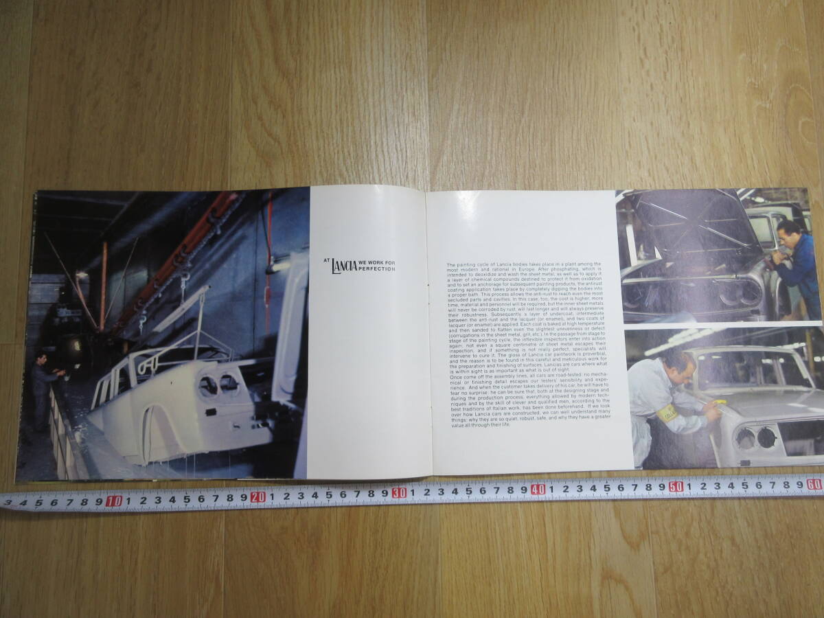 25)[ Lancia старый каталог THE FLAVIA MODELS 1966] осмотр Osaka .. автомобиль 