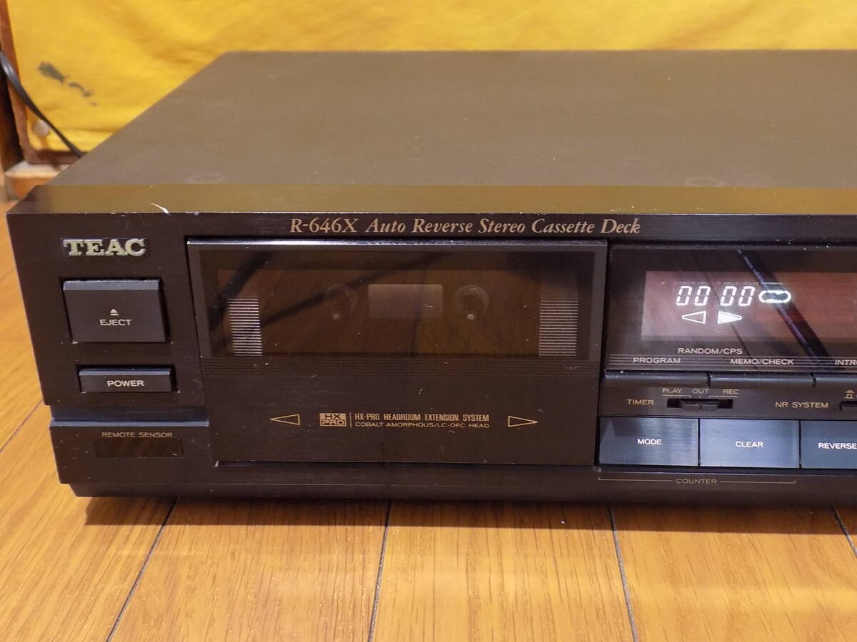 ◆◆◆TEAC R-646X ティアック カセットデッキ　ジャンク_画像3