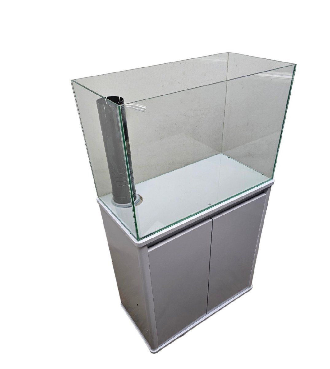 * taking over warm welcome * 60. overflow all glass aquarium 3 point set { aquarium size : width 60.× depth 30.× height 40.} aquarium * tank stand *...na