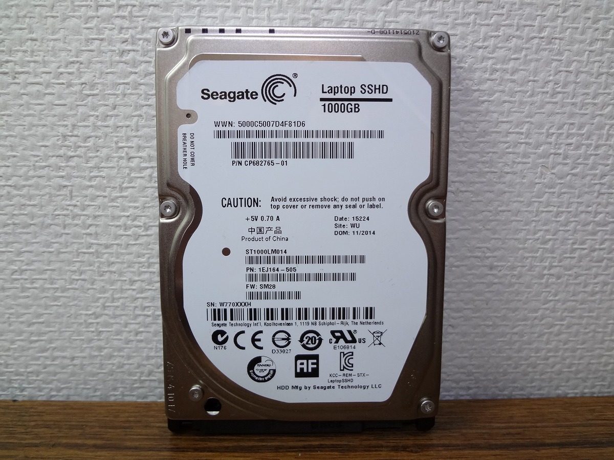 ●ノートPC用 HDD SATA 2.5インチ 1TB⑤ の画像1