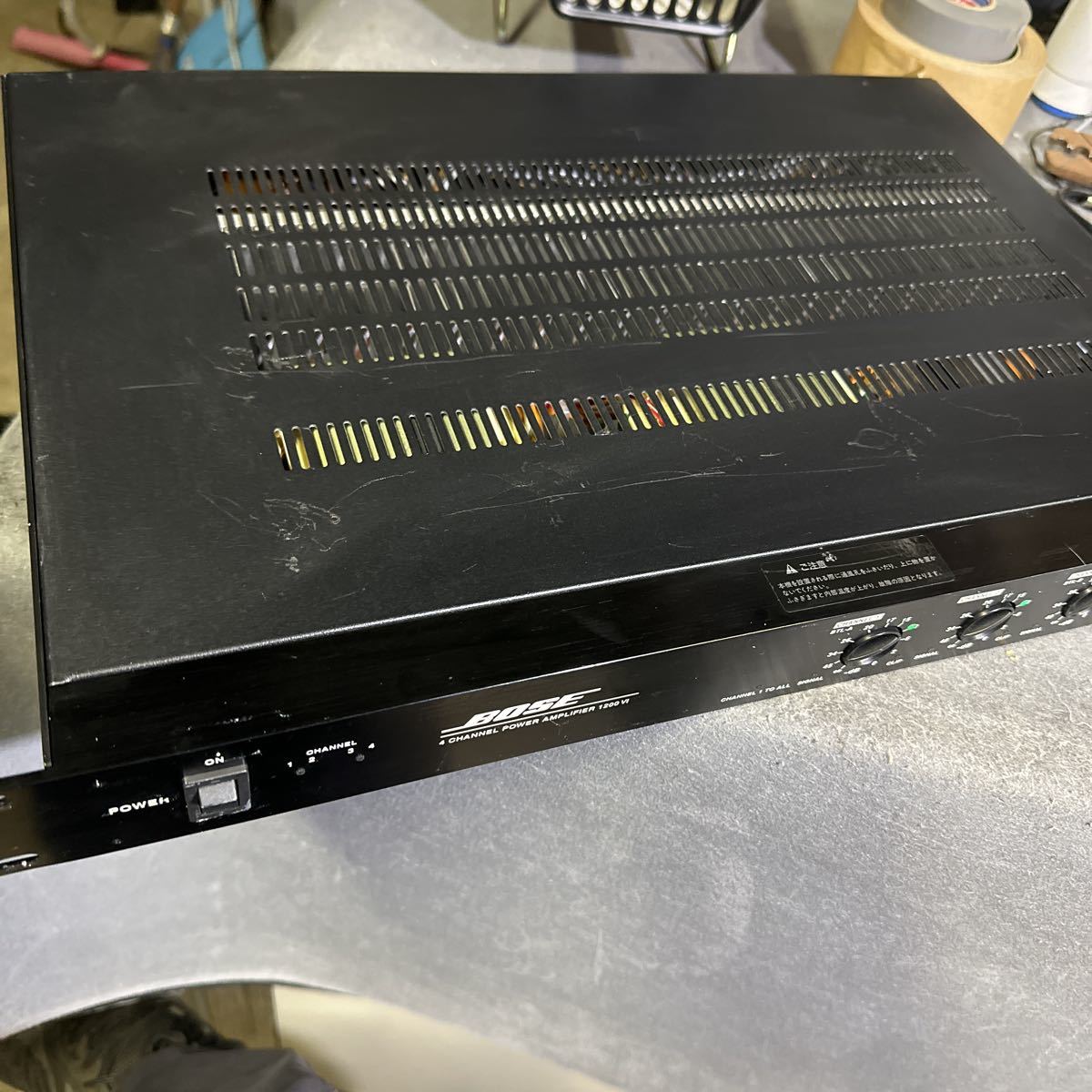 「2FE54」Bose ボーズ 1200VI 4Channel Power Amplifier パワーアンプ_画像4