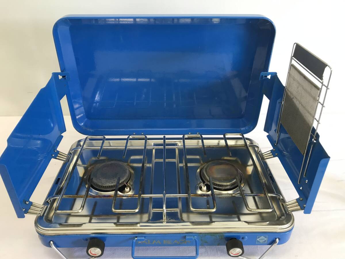 **[USED] camping gaz camping gas pa-m beach LP gas 2 burner portable cooking stove 280022 camp outdoor portable cooking stove 100 size 