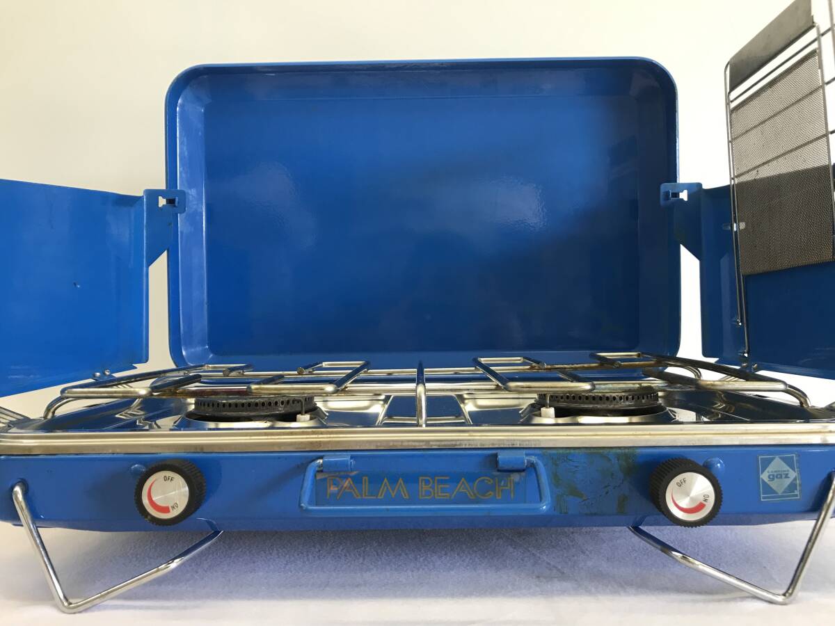 **[USED] camping gaz camping gas pa-m beach LP gas 2 burner portable cooking stove 280022 camp outdoor portable cooking stove 100 size 