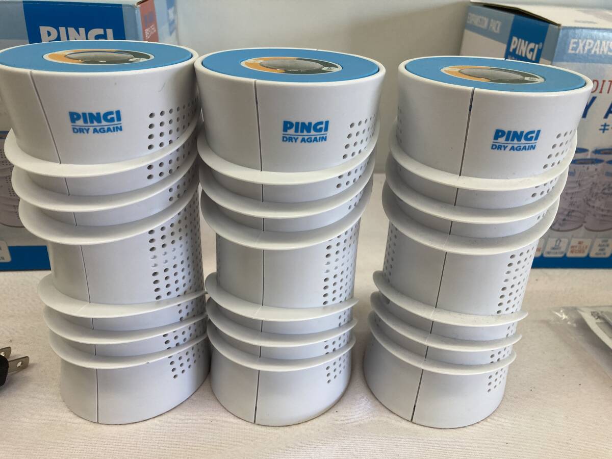 **[USED]PINGI DRY AGAIN repetition .. deodorization dehumidification unopened have pin gi- dry a gain canister summarize set 80 size 