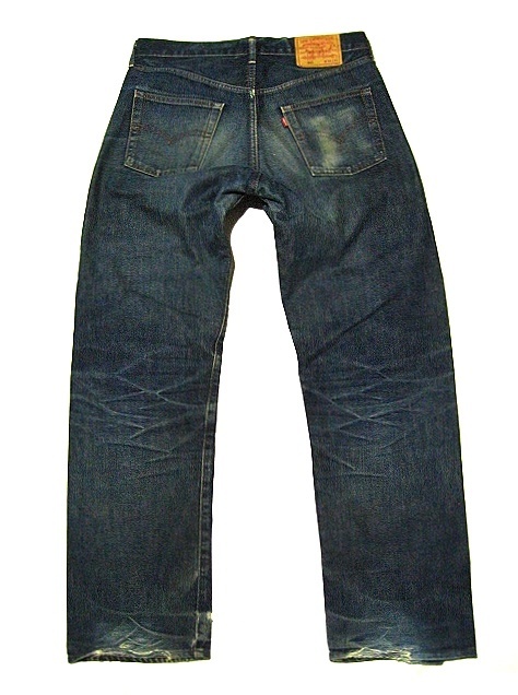 502XX 復刻 w34 (86x79位) 濃淡 タテ落ち 激美ヒゲ アタリ抜群 日本製 ビッグE リーバイス LEVI’S_画像7