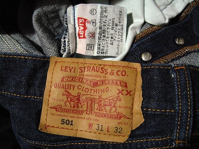 フィリピン製 501 w31 (78x79位) 濃紺 美used Levi’s リーバイス_画像3