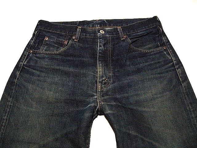 502XX 復刻 w34 (86x79位) 濃淡 タテ落ち 激美ヒゲ アタリ抜群 日本製 ビッグE リーバイス LEVI’S_画像3