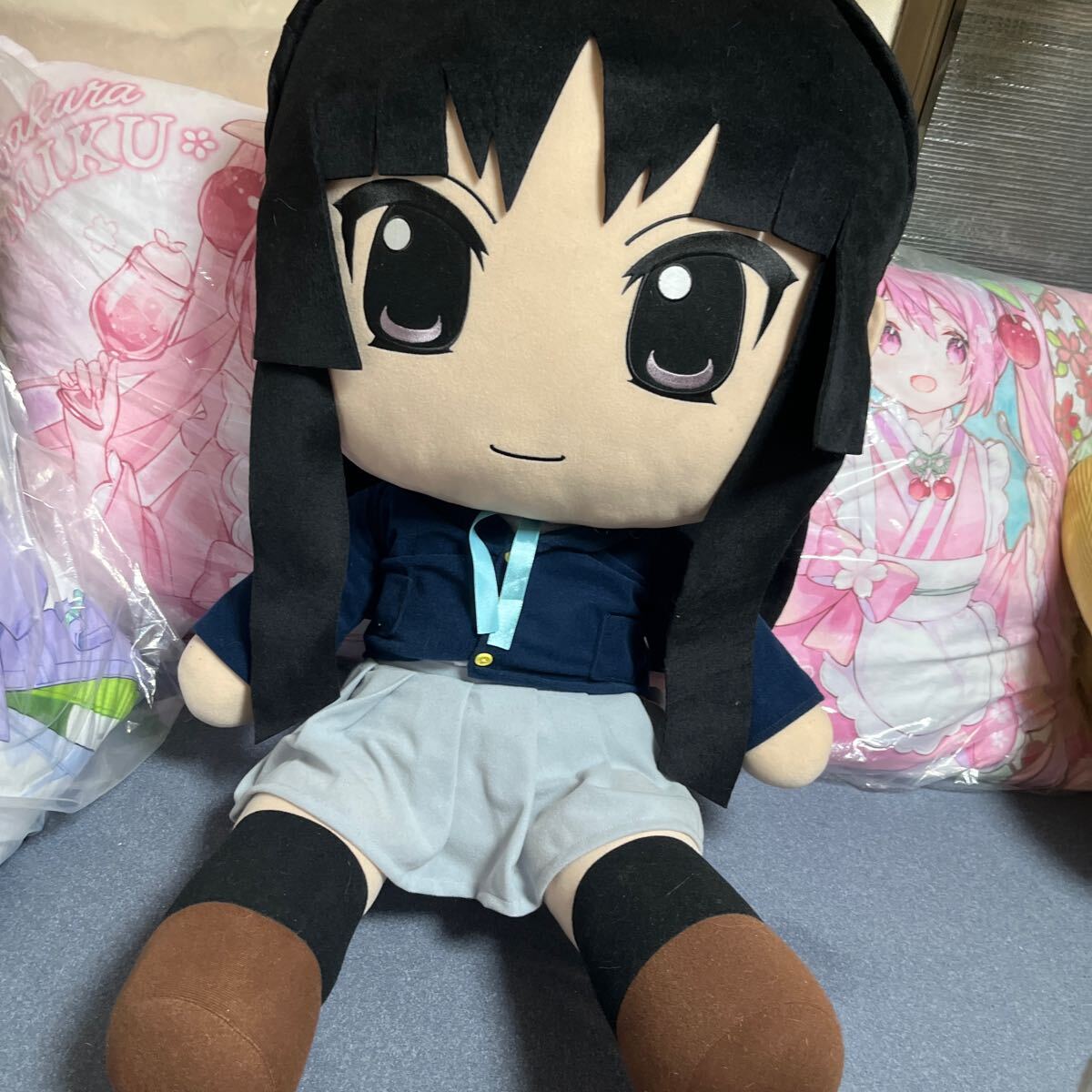 けいおん　秋山澪　びっぐ　ぬいぐるみ　70cm_画像1