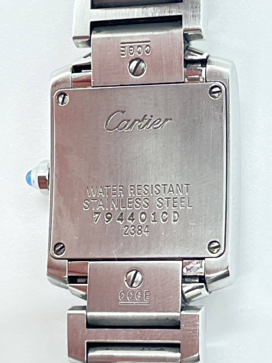 Cartier カルティエ タンクフランセーズ 2384 2針 レディース クォーツ 腕時計 箱付き _画像5