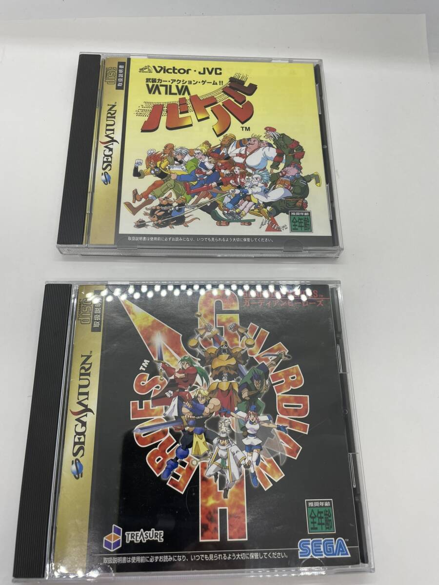 【中古】セガサターンソフト2本セット ガーディアンヒーローズ バトルバ【動作確認済】の画像1