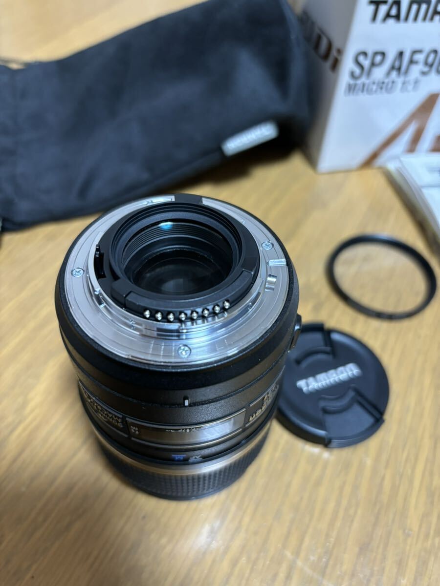 美品 TAMRON 単焦点マクロレンズ SP AF90mm F2.8 Di MACRO 1:1 ニコン用 フルサイズ対応 の画像7